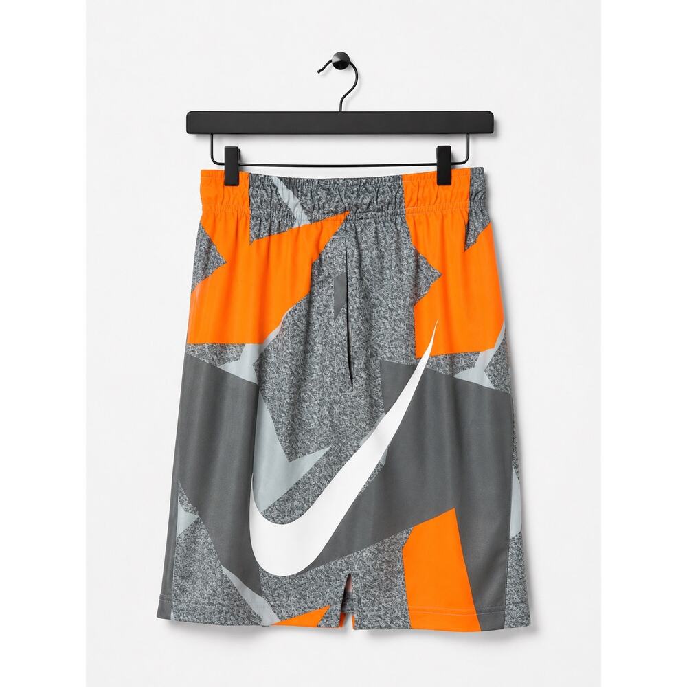 Nike Boys DRY Dri-Fit Basketball Shorts - Gray & Orange